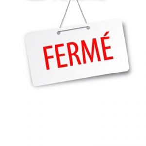 fermé